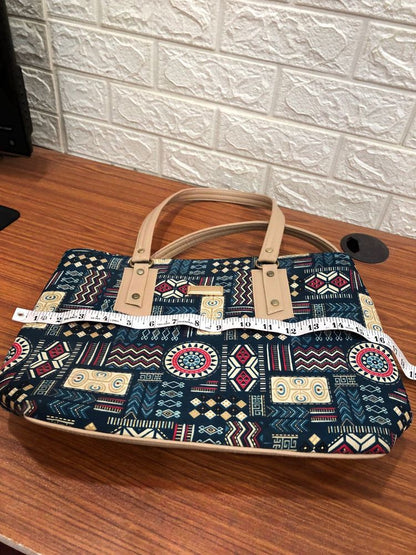 Patterned Tote Bag