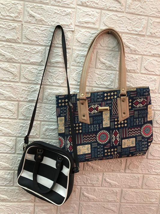 Patterned Tote Bag