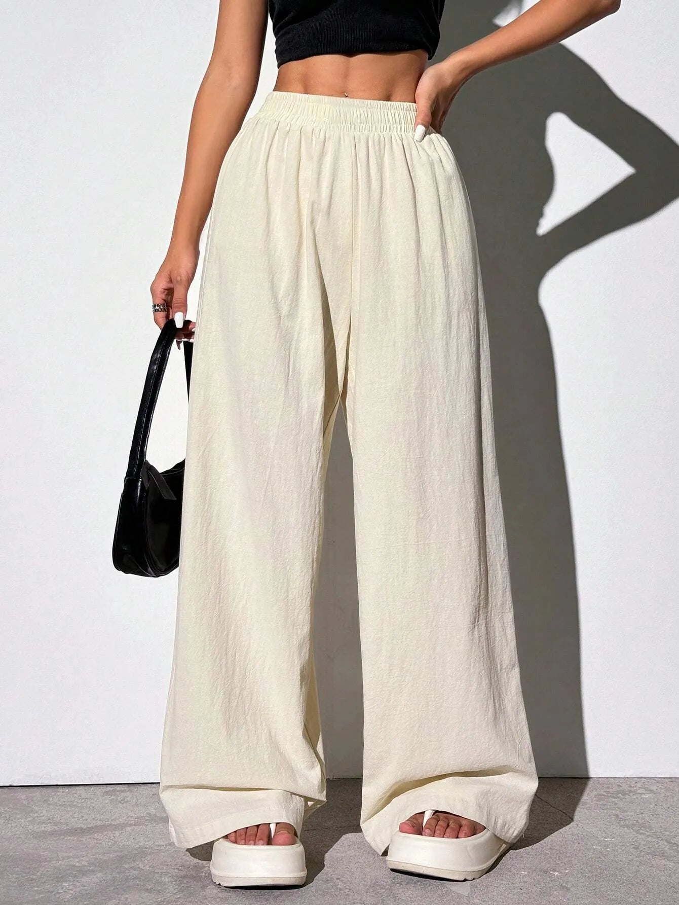 Aurea High-Waist Trousers