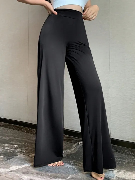 Loose Fit High-Waisted Straight Leg Trouser